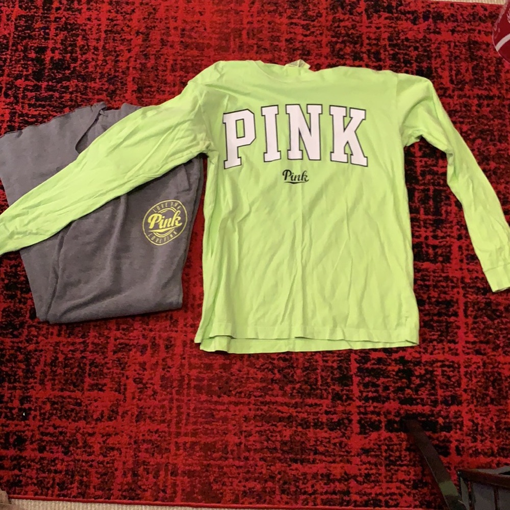 PINK Victoria’s Secret sweatpants/long sleeve set